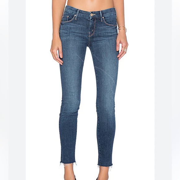 Mother The Looker Ankle Fray in Girl Crush in Color: Girl Crush size 26 - Picture 1 of 10